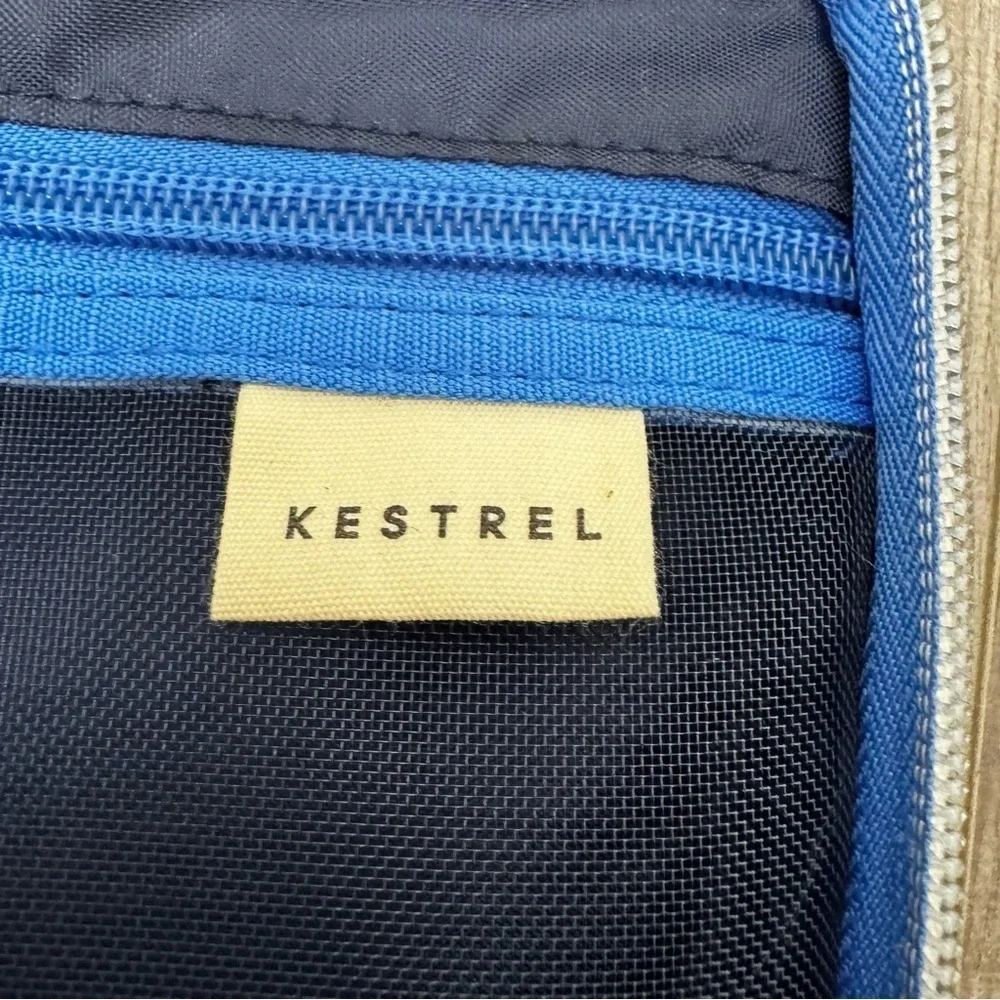 Kestrel Aqua Blue Zip Around Makeup Bag